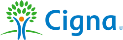 Logo Recognizing Foot, Ankle & Leg Center's affiliation with cigna
